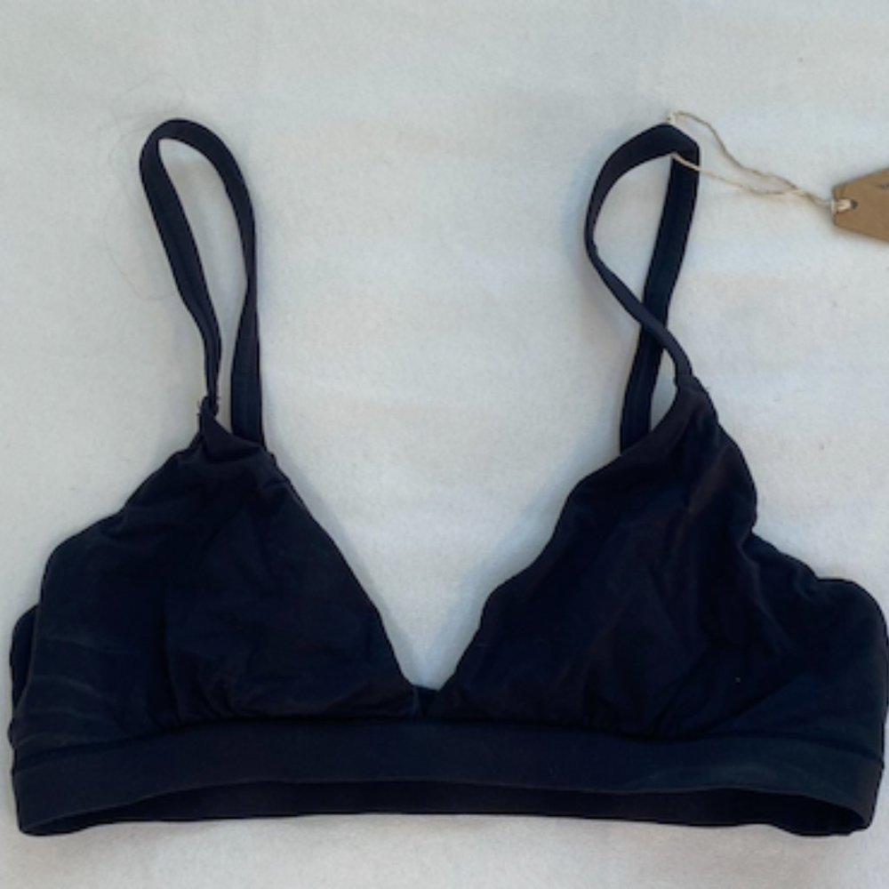 SKIMS Fits Everybody triangle bralette - Onyx